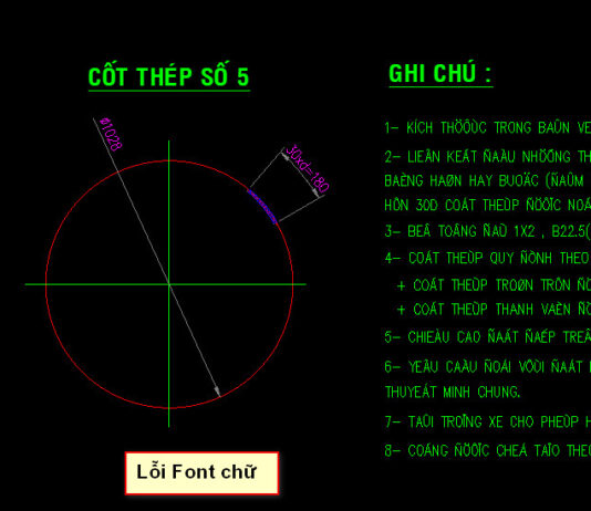 Download Font Autocad Tiếng Việt đầy đủ nhất – Update mới nhất
