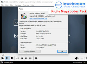 Download K-Lite Mega Codec Pack 15.4.4 – Hướng dẫn cài đặt Download K-Lite Mega Codec Pack Player Full