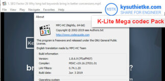 Download K-Lite Mega Codec Pack 15.4.4 – Hướng dẫn cài đặt Download K-Lite Mega Codec Pack Player Full