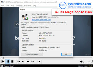 Download K-Lite Mega Codec Pack 15.4.4 – Hướng dẫn cài đặt Download K-Lite Mega Codec Pack Player Full
