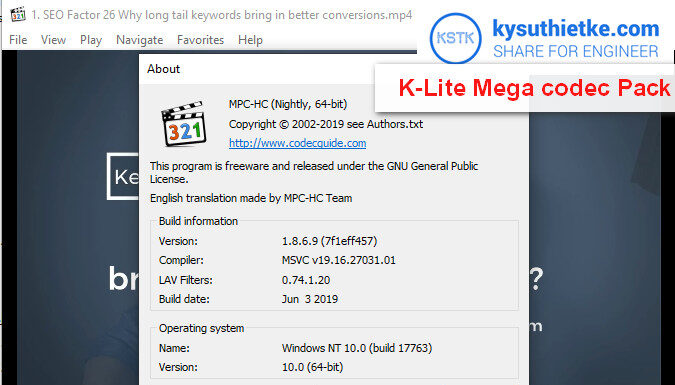 Download K-Lite Mega Codec Pack 15.4.4 – Hướng dẫn cài đặt Download K-Lite Mega Codec Pack Player Full