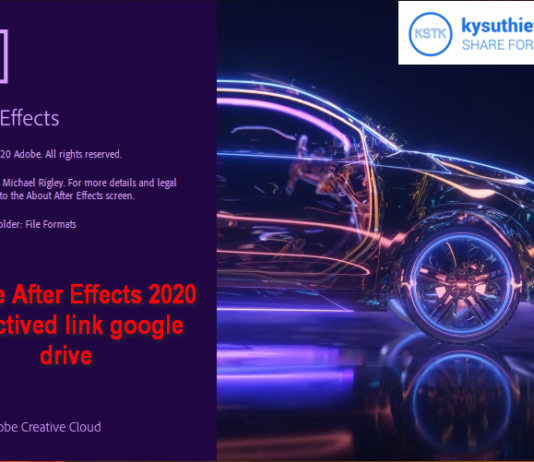 Download Adobe After Effects CC 2020 Full Active link google drive – Hướng dẫn cài đặt Cover Adobe After Effects 2020