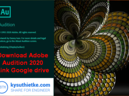 Download Adobe Audition 2020 Preactived Link Google Drive + Hướng dẫn cài đặt Download Adobe Audition 2020 Full Acitve Link Google Drive