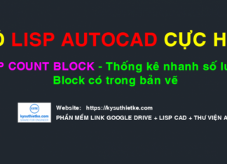 Thống kê nhanh số lượng Block trong bản vẽ – Lisp Count Block Download lisp count Block