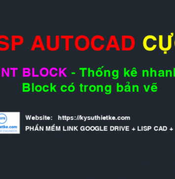 Thống kê nhanh số lượng Block trong bản vẽ – Lisp Count Block Download lisp count Block