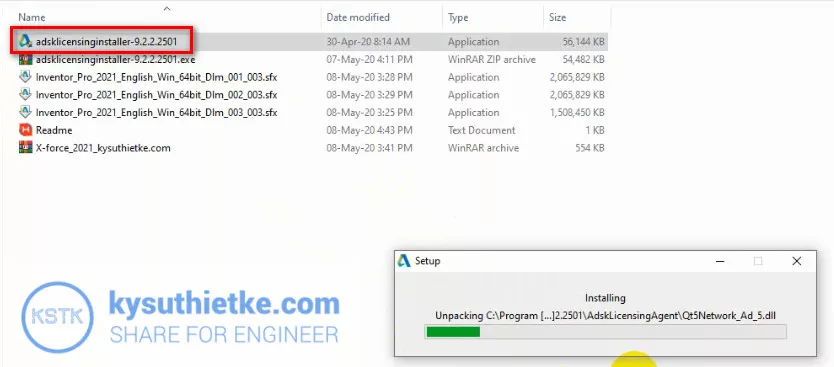 Download Autodesk Inventor 2021 Full Link Google Drive - Hướng dẫn cài đặt 7 Install Autodesk Licensing Service 9