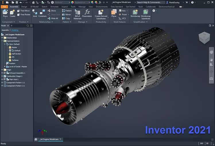 Download Autodesk Inventor 2021 Full Link Google Drive - Hướng dẫn cài đặt 1 Giao diện Autodesk Inventor 2021 - Download link google drive