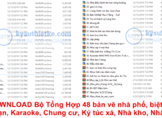 Download Thư Viện Dân Dụng 48 Bản vẽ Nhà phố, Biệt thự, chung cư,… Thư viện 48 bản vẽ nhà phố, biệt thự, khách sạn, chung cư,...