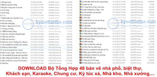 Download Thư Viện Dân Dụng 48 Bản vẽ Nhà phố, Biệt thự, chung cư,… Thư viện 48 bản vẽ nhà phố, biệt thự, khách sạn, chung cư,...