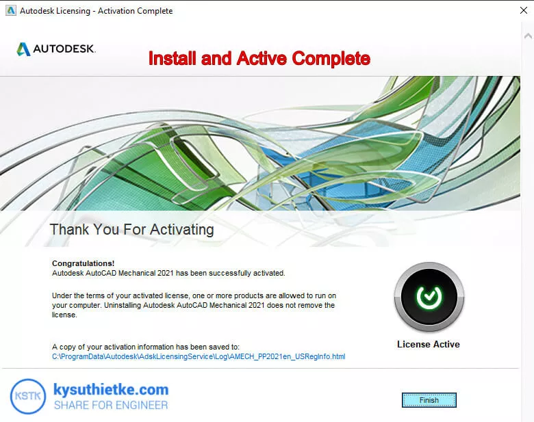 The Product Keys For All Autodesk 2021 Products 2 Download and Install AutoCAD Mechanical 2021 Full Active 4