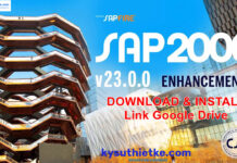 Download SAP2000 Ultimate v23 Free Link Google Drive – Hướng dẫn cài đặt SAP2000 Ultimate v23 Free Download Link Google Drive
