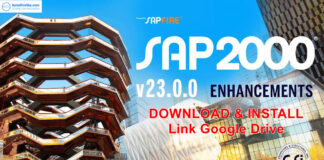 Download SAP2000 Ultimate v23 Free Link Google Drive – Hướng dẫn cài đặt SAP2000 Ultimate v23 Free Download Link Google Drive