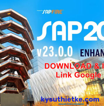 Download SAP2000 Ultimate v23 Free Link Google Drive – Hướng dẫn cài đặt SAP2000 Ultimate v23 Free Download Link Google Drive