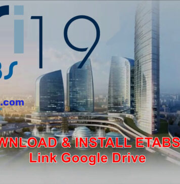 Download ETABS Ultimate 19 Free Link Google Drive – Hướng dẫn cài đặt ETABS Ultimate 19 Free Download Link Google Drive