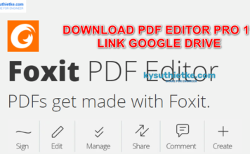Download Foxit PDF Editor Pro 11 Free – Link google drive + Hướng dẫn cài đặt Download Foxit PDF Editor Pro 11 Free - Link google drive + Hướng dẫn cài đặt