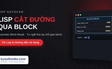 Lisp tự cắt đường tại chỗ giao block trong AutoCAD – Automatic Block Break Lisp tự cắt đường tại chỗ giao block trong AutoCAD