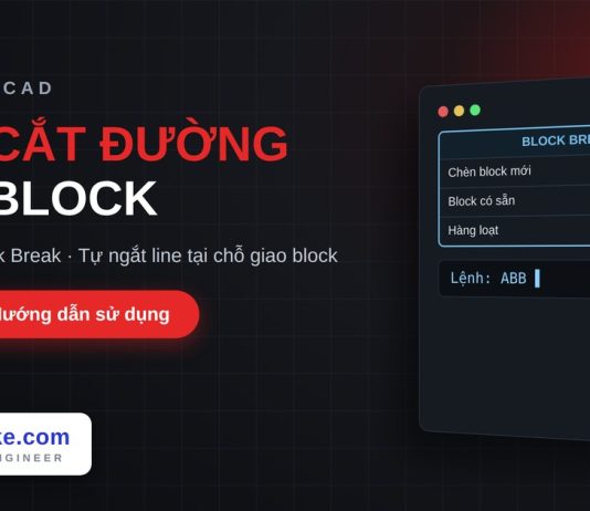 Lisp tự cắt đường tại chỗ giao block trong AutoCAD – Automatic Block Break Lisp tự cắt đường tại chỗ giao block trong AutoCAD