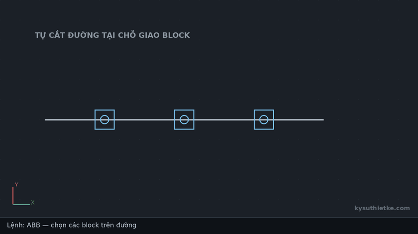 Lisp tự cắt đường tại chỗ giao block trong AutoCAD – Automatic Block Break 1 Hướng dẫn sử dụng Lisp tự cắt đường tại chỗ giao block trong AutoCAD