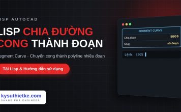 Lisp chia đường cong thành polyline nhiều đoạn trong AutoCAD – Segment Curve Lisp chia đường cong thành polyline nhiều đoạn trong AutoCAD