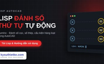 Lisp đánh số thứ tự tự động trong AutoCAD – Incremental Numbering Suite (NumInc) Lisp đánh số thứ tự tự động trong AutoCAD NumInc