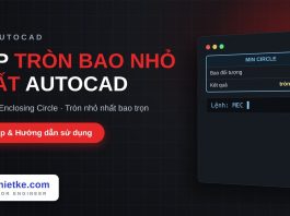 Lisp vẽ đường tròn bao nhỏ nhất trong AutoCAD – Minimum Enclosing Circle Lisp vẽ đường tròn bao nhỏ nhất trong AutoCAD