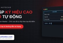 Lisp đặt ký hiệu cao độ tự động trong AutoCAD – Elevation Marker Lisp đặt ký hiệu cao độ tự động trong AutoCAD