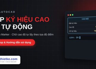 Lisp đặt ký hiệu cao độ tự động trong AutoCAD – Elevation Marker Lisp đặt ký hiệu cao độ tự động trong AutoCAD