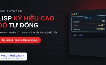 Lisp đặt ký hiệu cao độ tự động trong AutoCAD – Elevation Marker Lisp đặt ký hiệu cao độ tự động trong AutoCAD