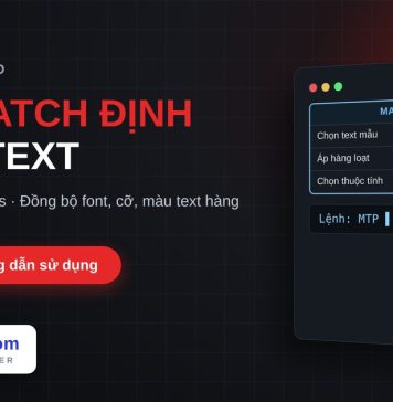 Lisp sao chép định dạng text hàng loạt trong AutoCAD – Match Text Properties Lisp sao chép định dạng text hàng loạt trong AutoCAD