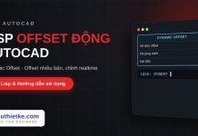 Lisp offset động trong AutoCAD – Dynamic Offset (DynOff) Lisp offset động trong AutoCAD