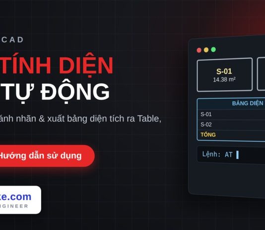 Lisp tính diện tích tự động trong AutoCAD – Area Label Lisp tính diện tích tự động trong AutoCAD Area Label