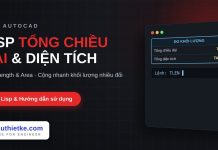 Lisp tính tổng chiều dài và diện tích đối tượng trong AutoCAD – Total Length & Area Lisp tính tổng chiều dài và diện tích đối tượng trong AutoCAD