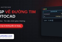 Lisp vẽ đường tim giữa hai đường trong AutoCAD – Centreline Lisp vẽ đường tim giữa hai đường trong AutoCAD