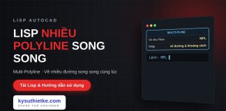 Lisp vẽ nhiều polyline song song trong AutoCAD – Multi-Polyline Lisp vẽ nhiều polyline song song trong AutoCAD