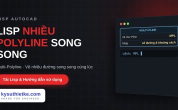 Lisp vẽ nhiều polyline song song trong AutoCAD – Multi-Polyline Lisp vẽ nhiều polyline song song trong AutoCAD