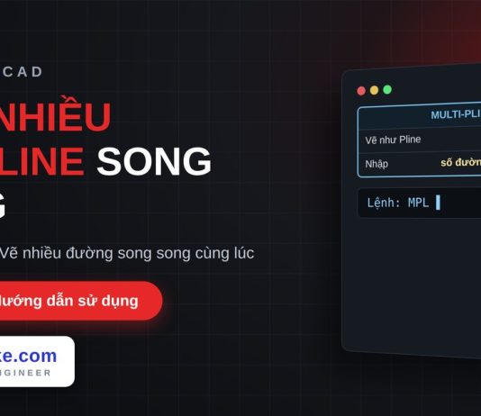 Lisp vẽ nhiều polyline song song trong AutoCAD – Multi-Polyline Lisp vẽ nhiều polyline song song trong AutoCAD