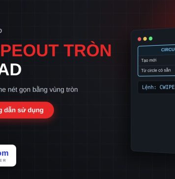 Lisp tạo Wipeout tròn trong AutoCAD – Circular Wipeout Lisp tạo Wipeout tròn trong AutoCAD