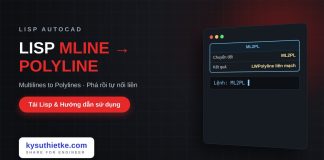 Lisp chuyển Mline thành Polyline trong AutoCAD – Multilines to Polylines Lisp chuyển Mline thành Polyline trong AutoCAD