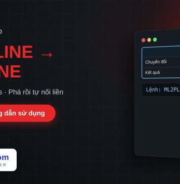 Lisp chuyển Mline thành Polyline trong AutoCAD – Multilines to Polylines Lisp chuyển Mline thành Polyline trong AutoCAD
