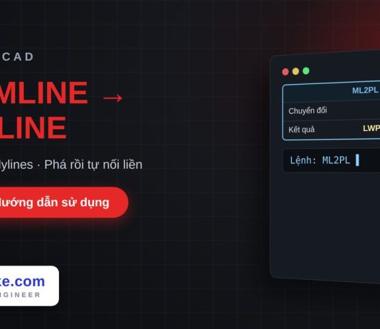 Lisp chuyển Mline thành Polyline trong AutoCAD – Multilines to Polylines Lisp chuyển Mline thành Polyline trong AutoCAD