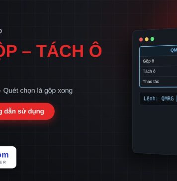 Lisp gộp và tách ô bảng trong AutoCAD – Quick Merge & Split Lisp gộp và tách ô bảng trong AutoCAD