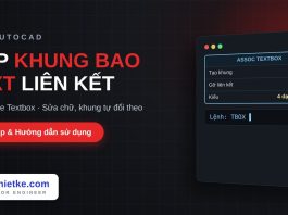 Lisp khung bao text tự liên kết trong AutoCAD – Associative Textbox Lisp khung bao text tự liên kết trong AutoCAD