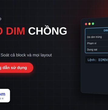 Lisp kiểm tra dim chồng nhau trong AutoCAD – Dimension Overlap Lisp kiểm tra dim chồng nhau trong AutoCAD