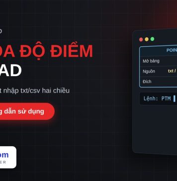 Lisp quản lý và xuất nhập tọa độ điểm trong AutoCAD – Point Manager Lisp quản lý và xuất nhập tọa độ điểm trong AutoCAD