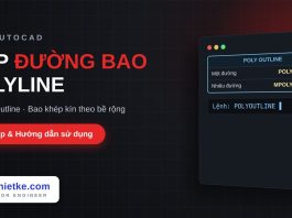 Lisp tạo đường bao quanh polyline trong AutoCAD – Polyline Outline Lisp tạo đường bao quanh polyline trong AutoCAD