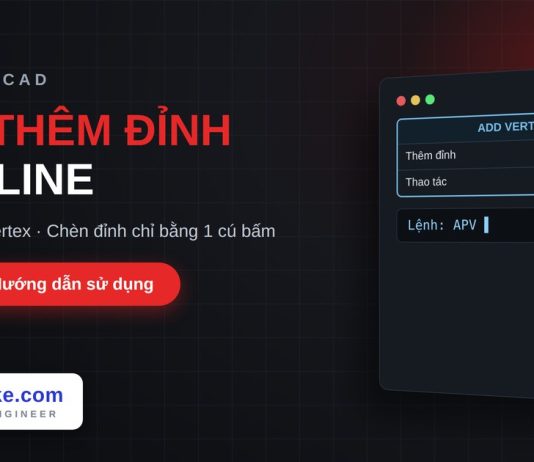 Lisp thêm đỉnh cho polyline trong AutoCAD – Add Polyline Vertex Lisp thêm đỉnh cho polyline trong AutoCAD
