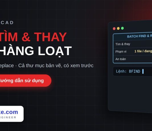Lisp tìm và thay chữ hàng loạt trong AutoCAD – Batch Find & Replace Text Lisp tìm và thay chữ hàng loạt trong AutoCAD