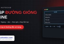 Lisp vẽ đường gióng XLine trong AutoCAD – XLine Lisp vẽ đường gióng XLine trong AutoCAD