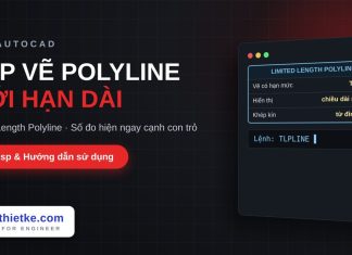 Lisp vẽ polyline giới hạn chiều dài trong AutoCAD – Limited Length Polyline Lisp vẽ polyline giới hạn chiều dài trong AutoCAD