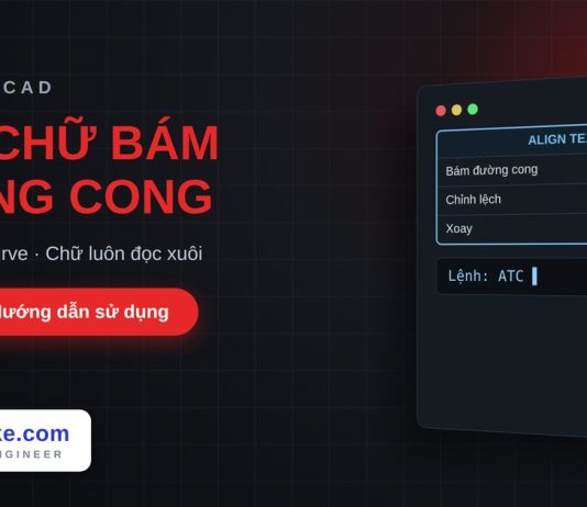 Lisp viết chữ bám theo đường cong trong AutoCAD – Align Text to Curve Lisp viết chữ bám theo đường cong trong AutoCAD